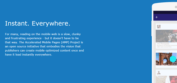 AMP Project : Une autre idée de la performance mobile web