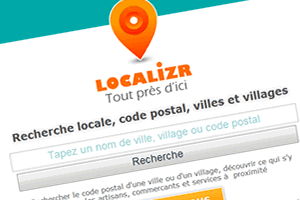 Capture du site Localizr