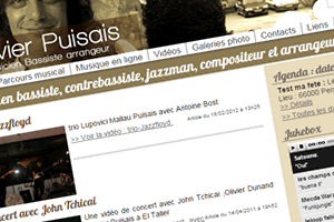 Capture du site Olivier Puisais